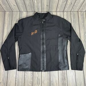 Harley Davidson Lattice Mesh Riding Jacket Nylon‎ Women Sz M Speed-Line Logo